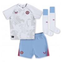 Dres Aston Villa Boubacar Kamara #44 Preč pre deti 2023-24 Krátky Rukáv (+ trenírky)